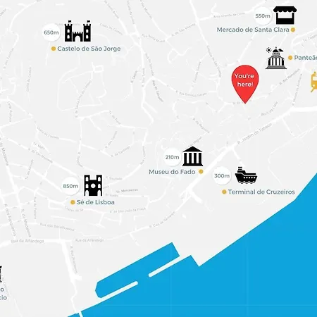 Alfama Cozy Hideaway | 2br Апартаменты *